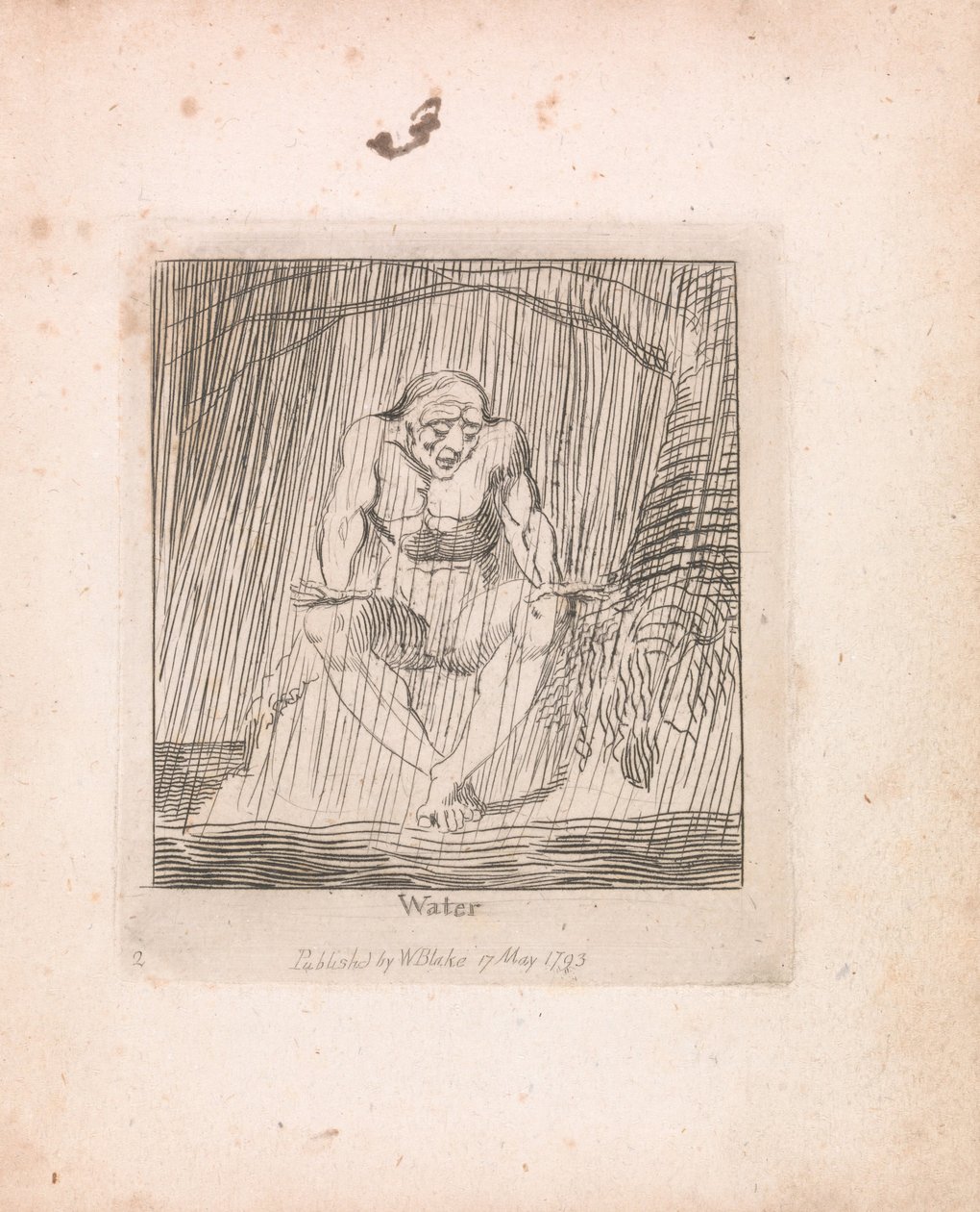 For barn. Paradisets porter, plate 4, av William Blake