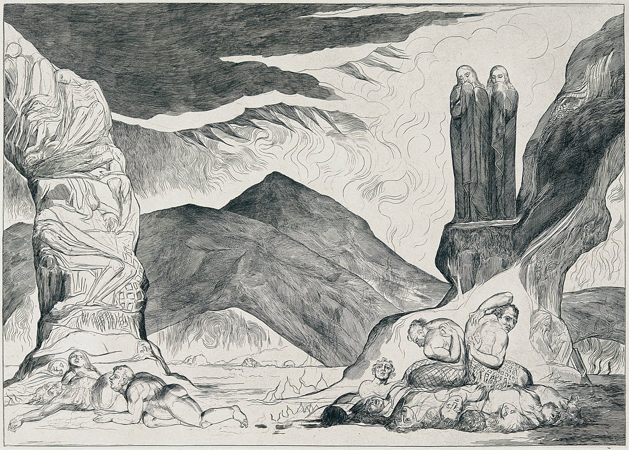 Illustrasjoner av Dante av William Blake