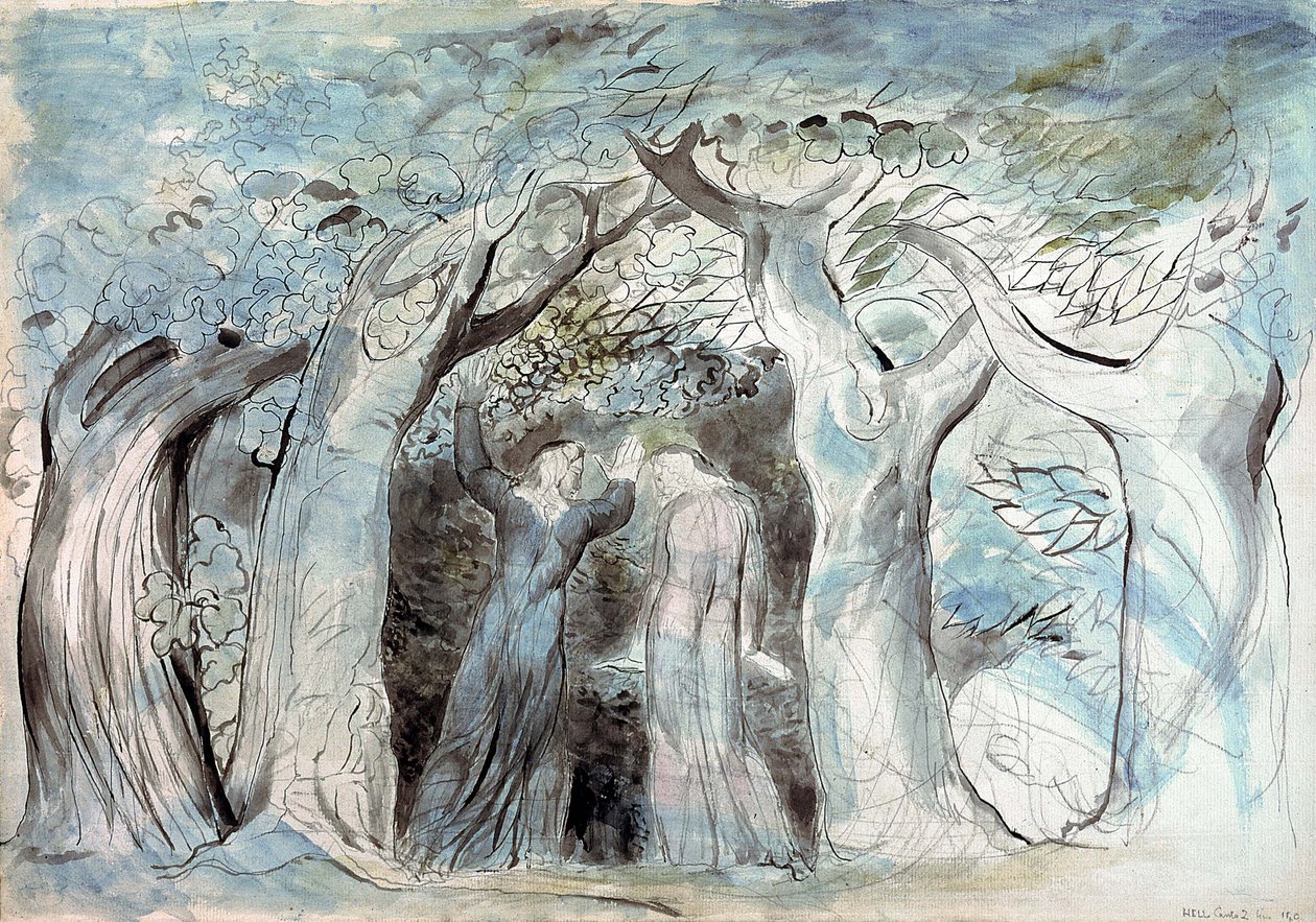 Illustrasjoner til Dantes Divine av William Blake