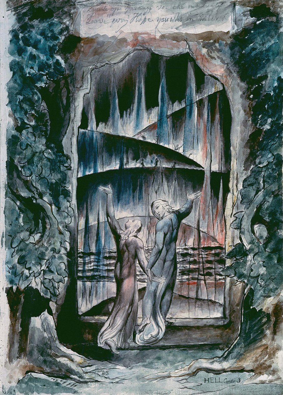 Illustrasjoner til Dantes Divine av William Blake
