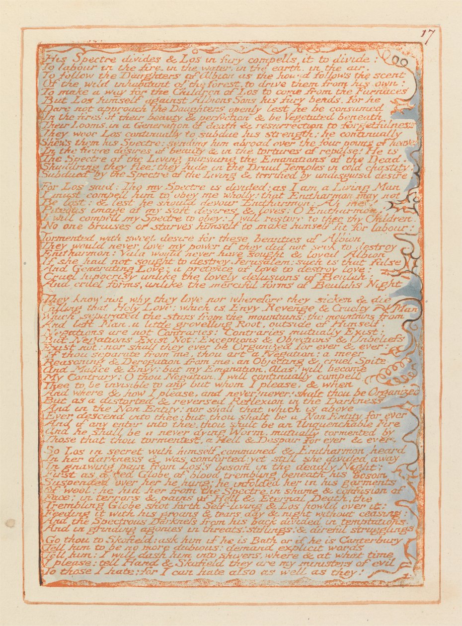 Jerusalem, plate 17, av William Blake