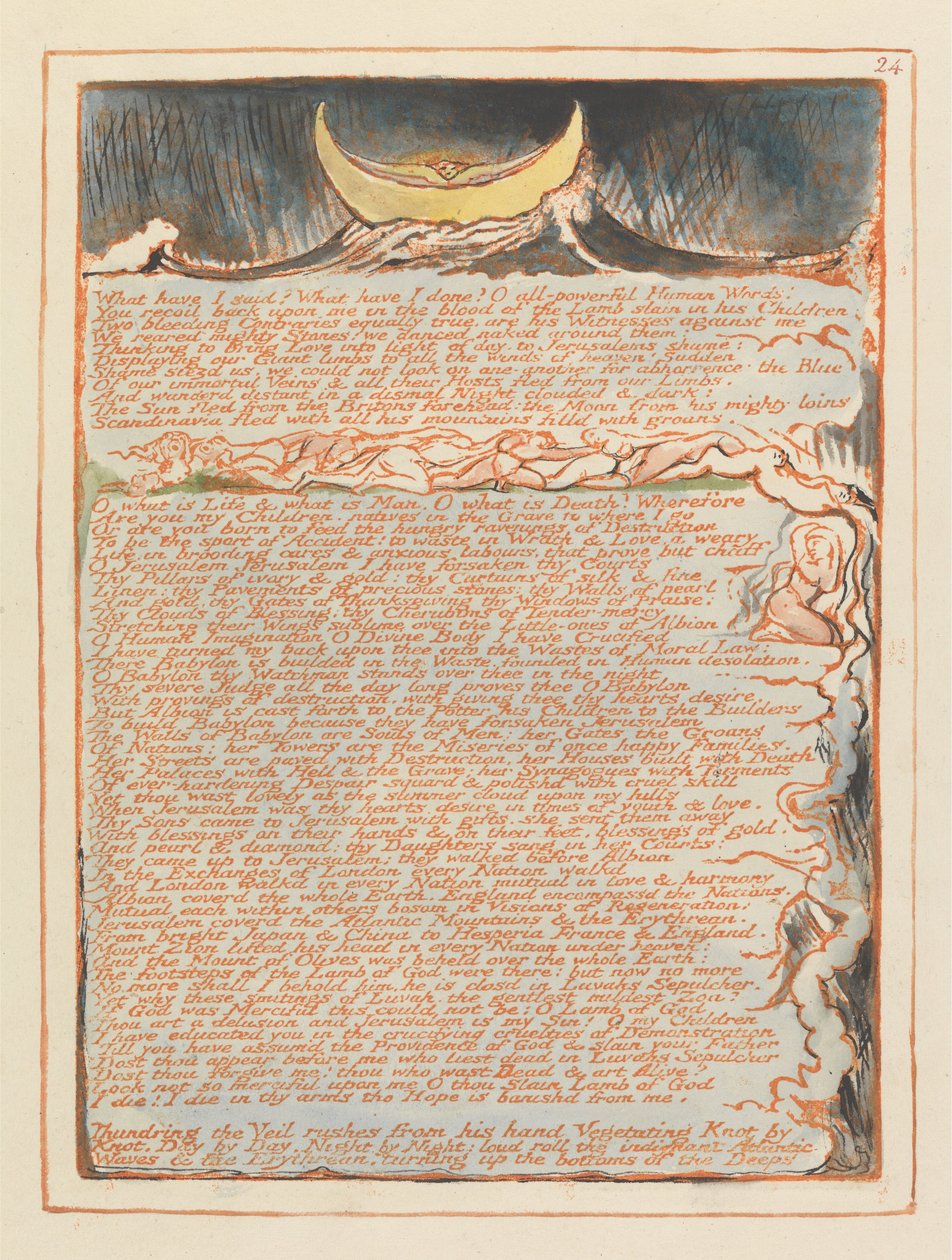 Jerusalem, plate 24, av William Blake