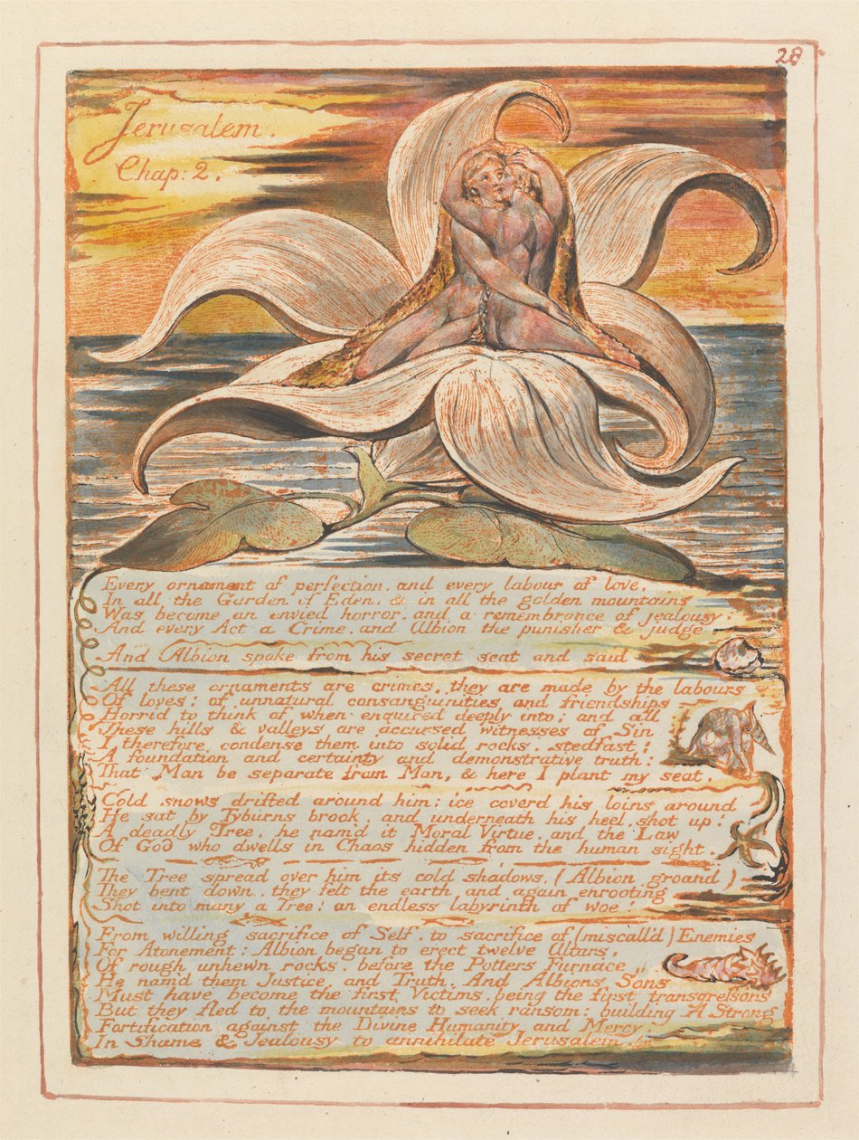 Jerusalem, plate 28, av William Blake