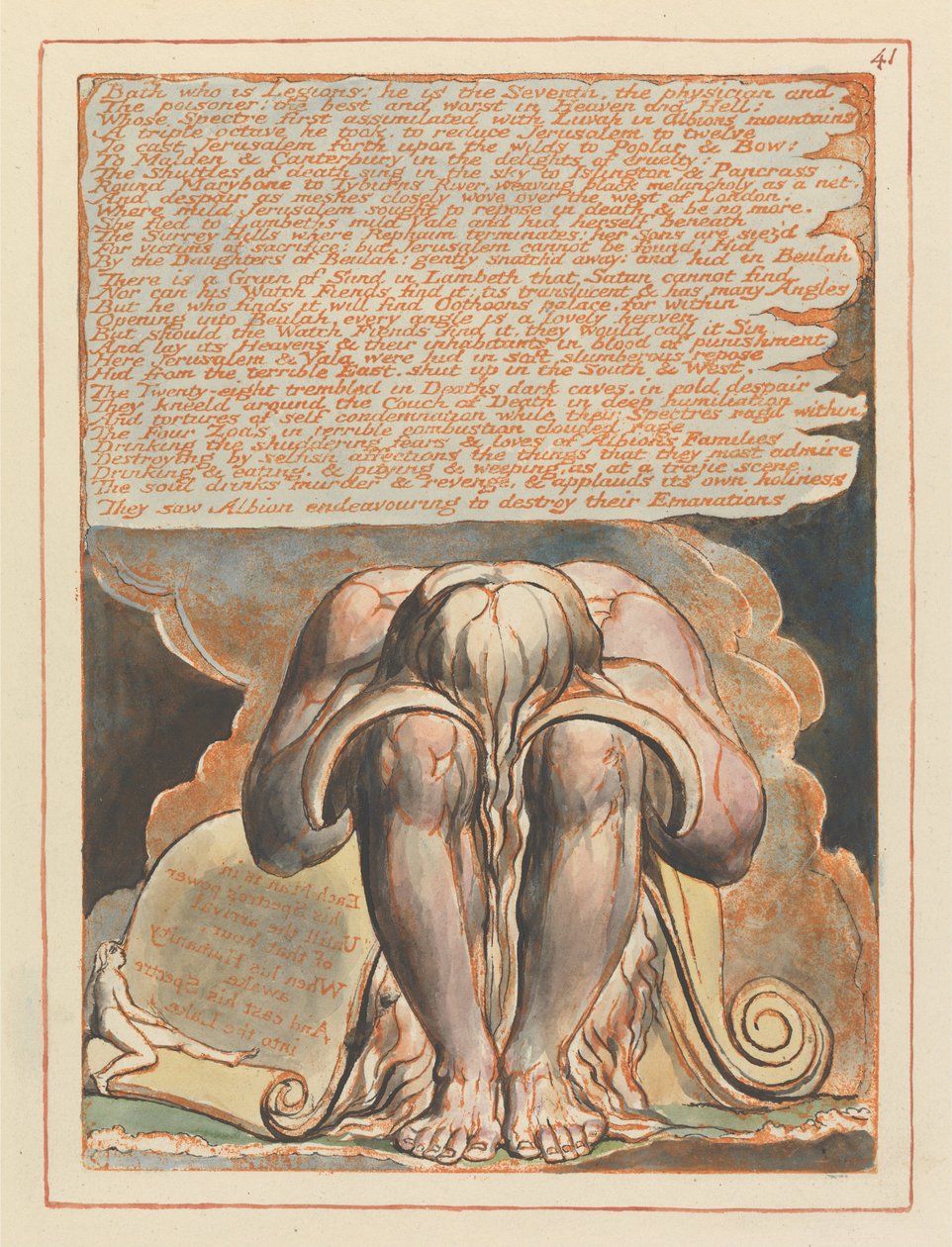 Jerusalem, plate 41, av William Blake
