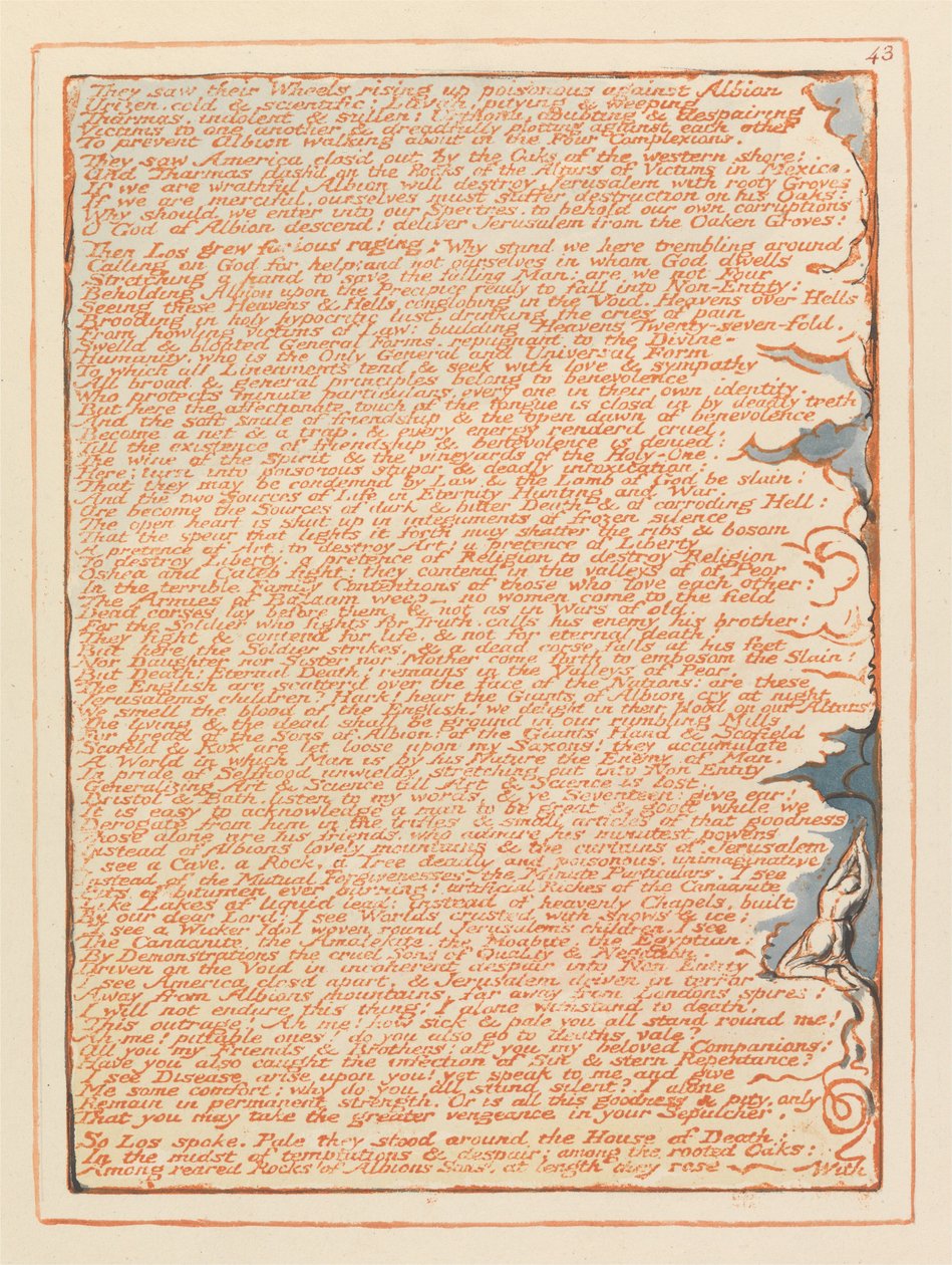 Jerusalem, plate 43, av William Blake