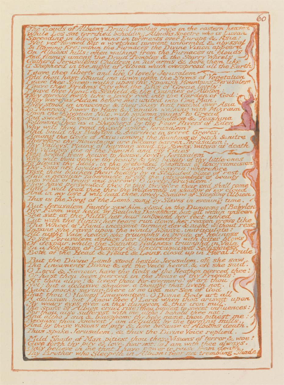 Jerusalem, plate 60, av William Blake