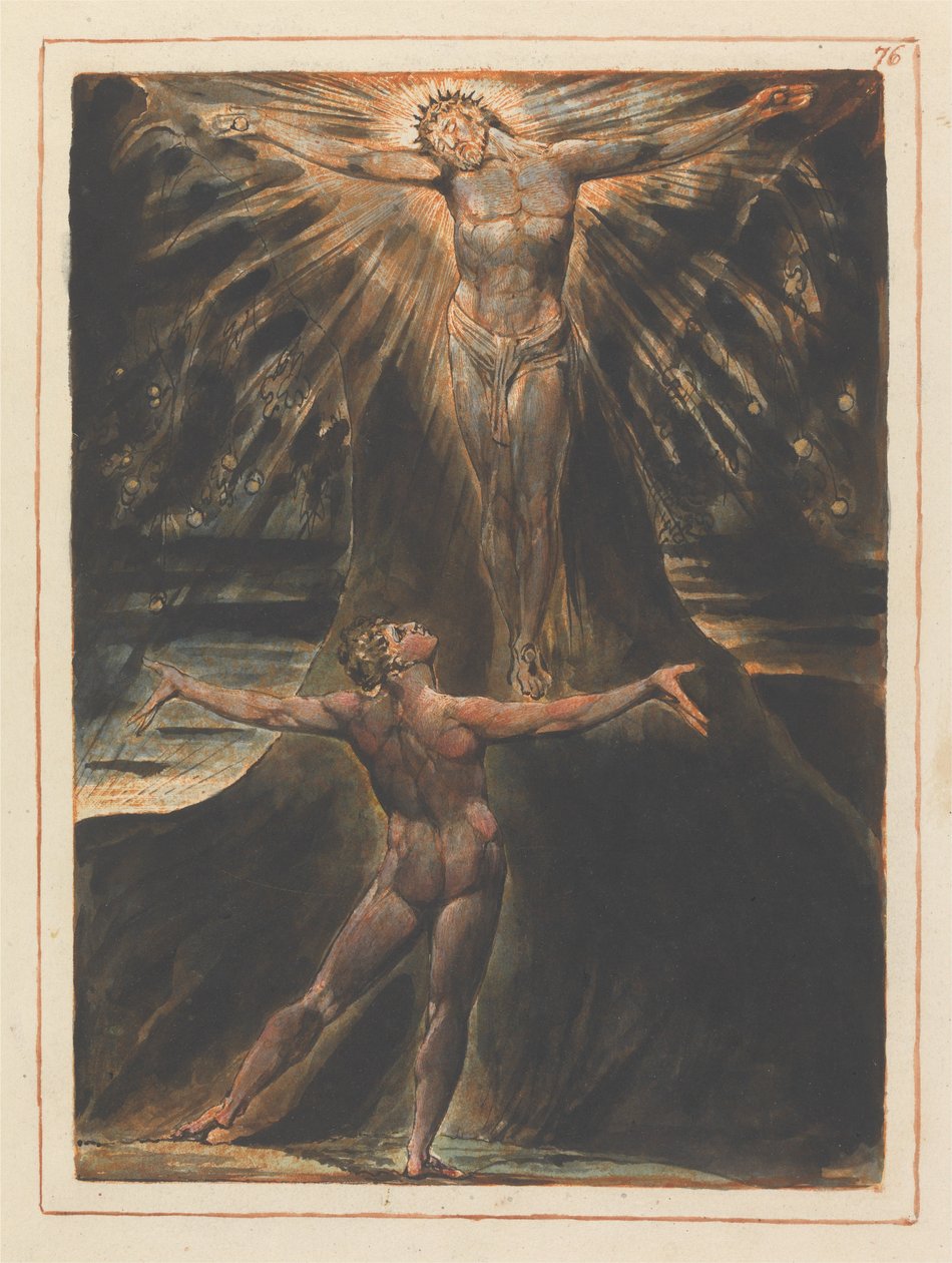 Jerusalem, tallerken 76 av William Blake
