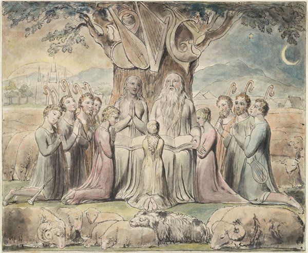 Jobs Evil Dreams av William Blake