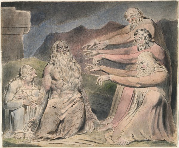 Jobs Evil Dreams av William Blake