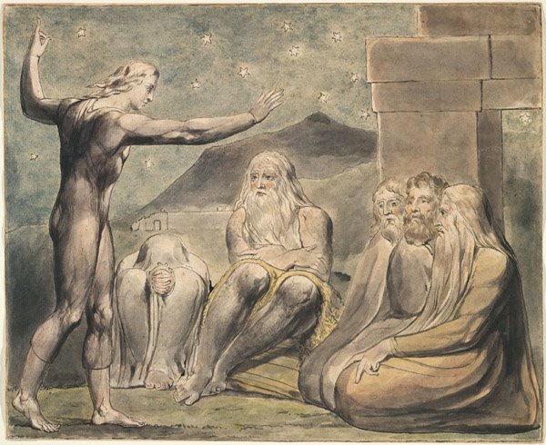 Jobs Evil Dreams av William Blake
