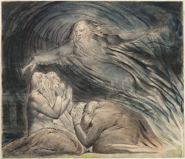 Jobs Evil Dreams av William Blake
