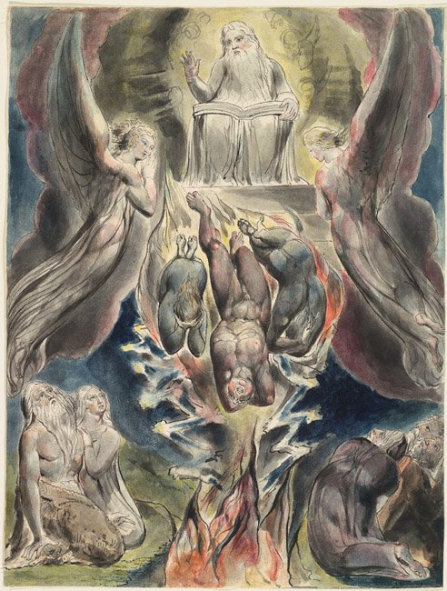 Jobs Evil Dreams av William Blake