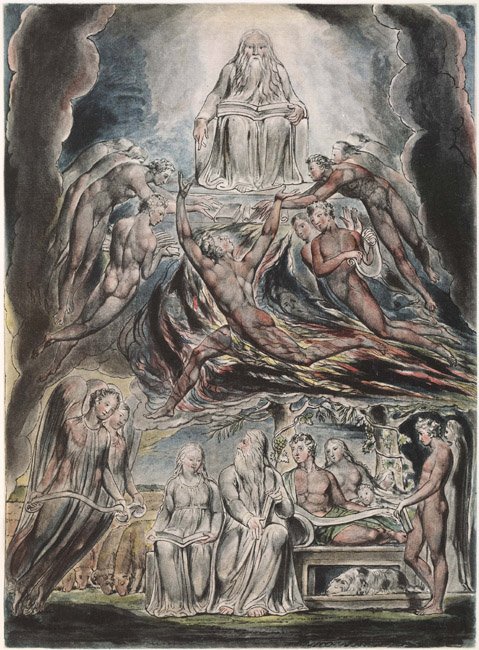 Jobs Evil Dreams av William Blake