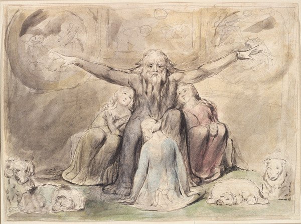 Jobs Evil Dreams av William Blake