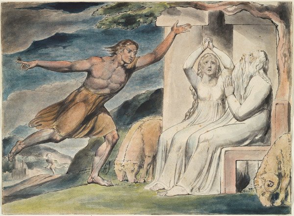 Jobs Evil Dreams av William Blake