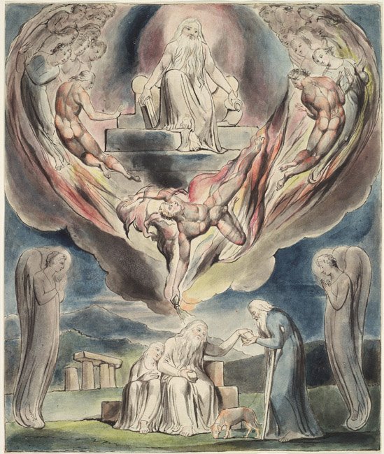 Jobs Evil Dreams av William Blake