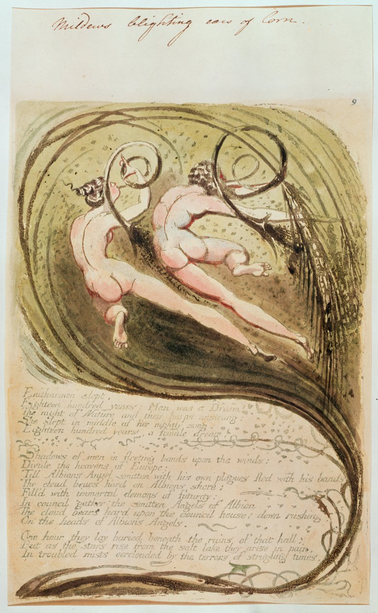 Muggsoppende korn av William Blake