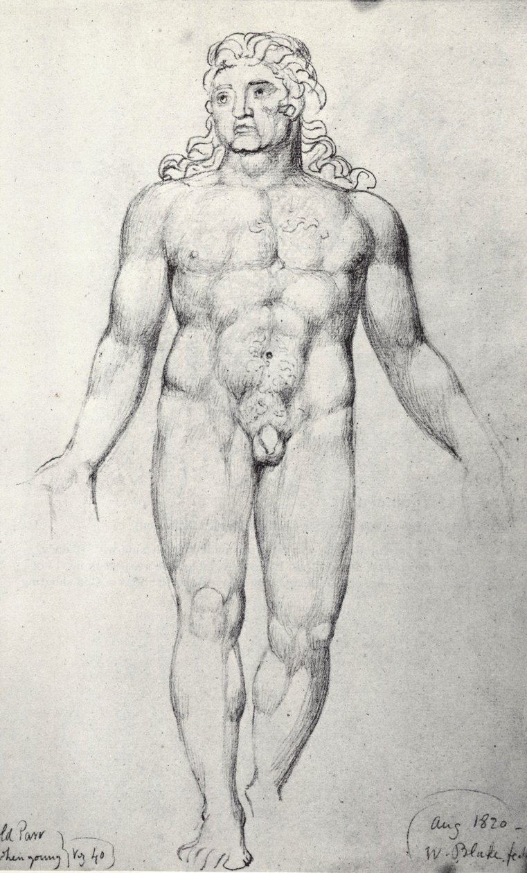 Gamle Thomas Parr av William Blake
