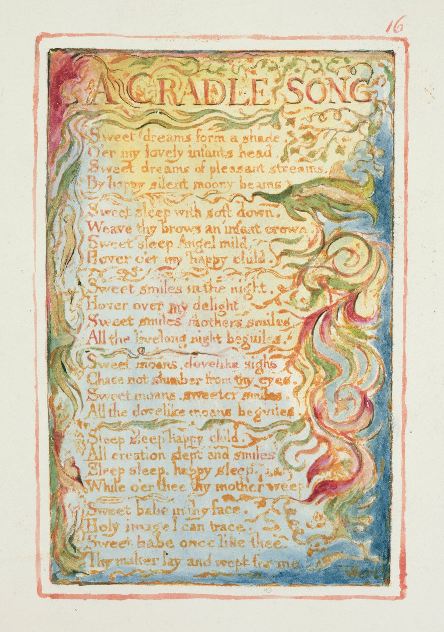 P.125-1950.pt16 A Cradle Song: plate 16 fra 