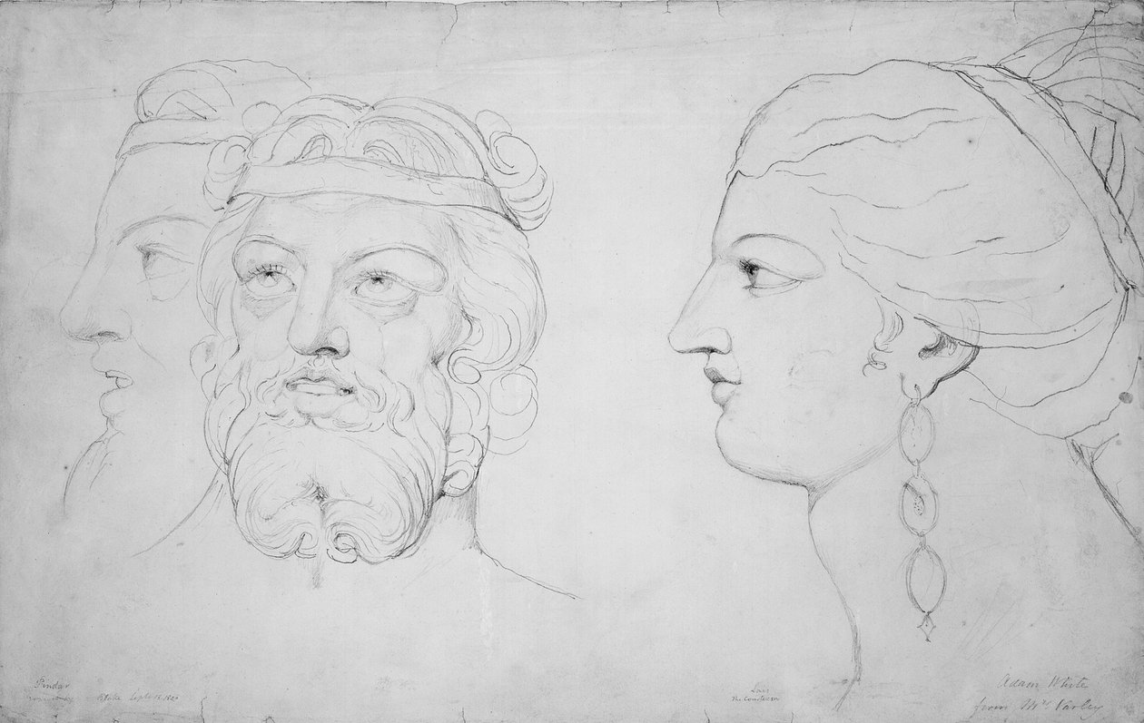 Pindar og Lacy, 1820 av William Blake