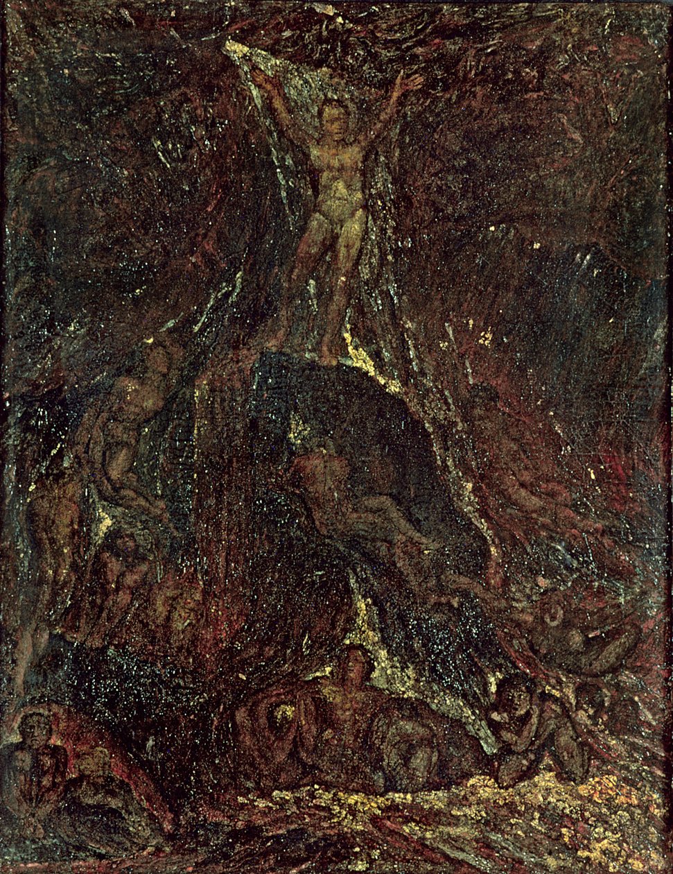 Satan kaller opp sine legioner av William Blake