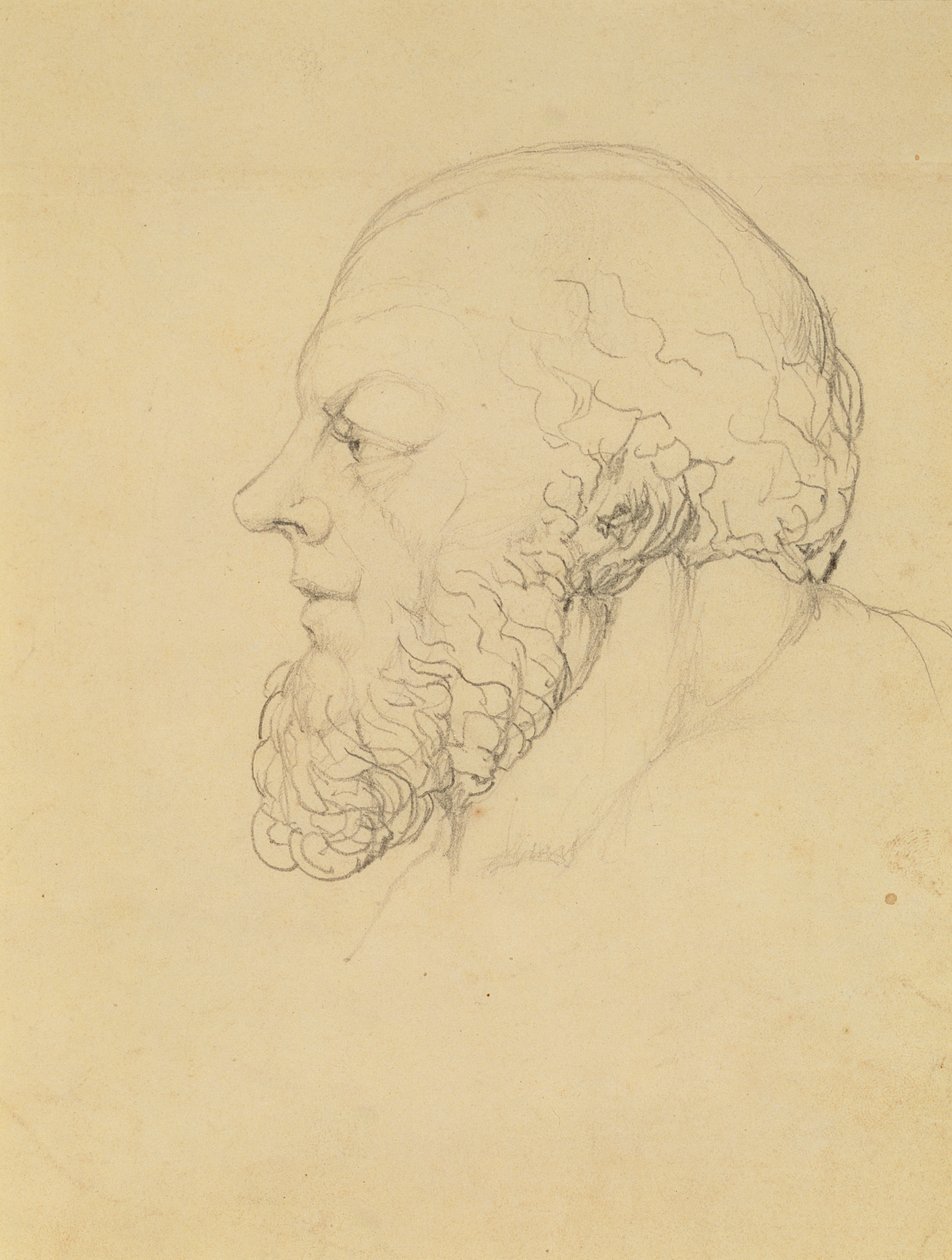 Sokrates, ca. 1820 (grafitt) av William Blake