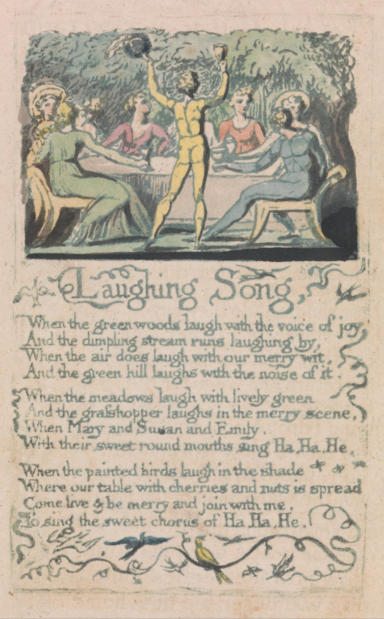 Sanger om uskyld og erfaring, plate 14, av William Blake