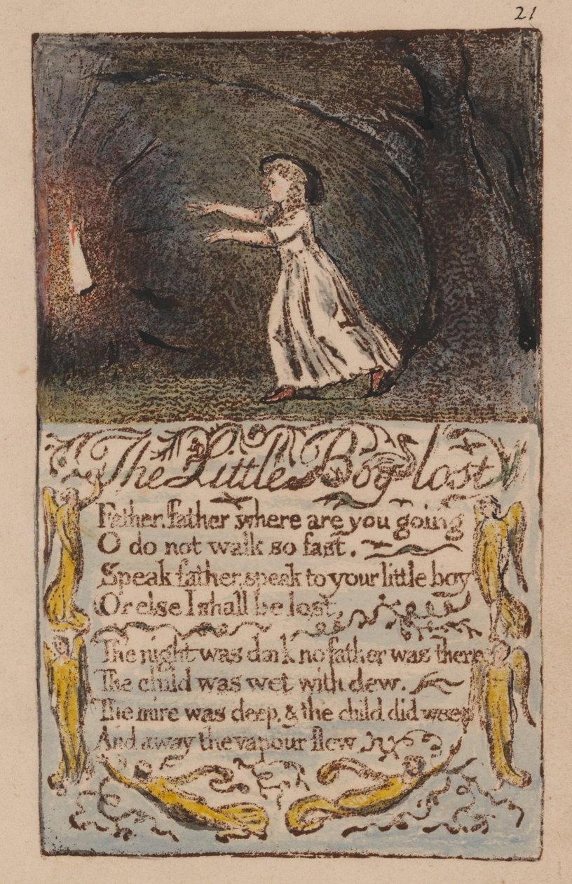 Songs of Innocence and of Experience, plate 21, av William Blake