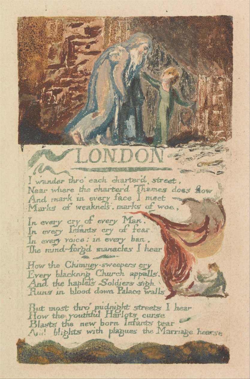 Songs of Innocence and of Experience, plate 39, av William Blake