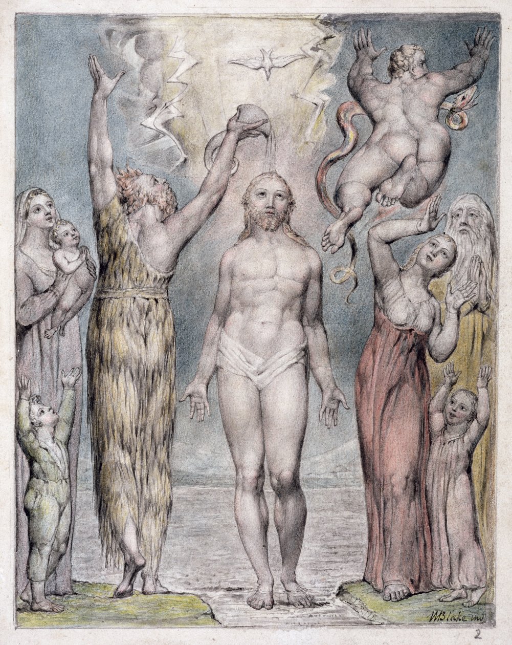 The Baptism of Christ, illustrasjon fra 