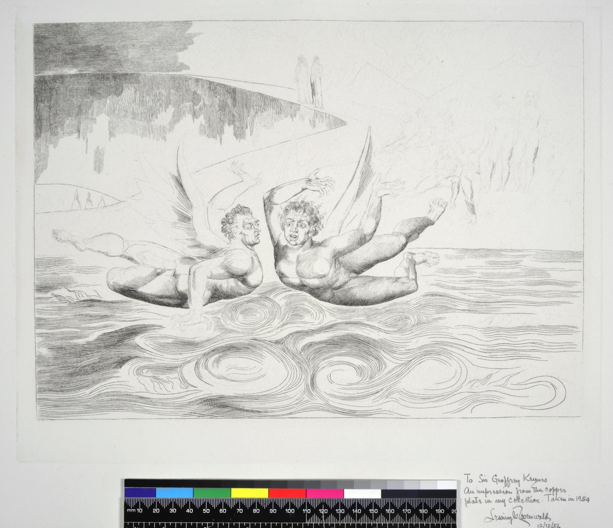The Circle of the Corrupt Officials: The Devils Mauling each Other, Canto XXII, illustrasjon til 