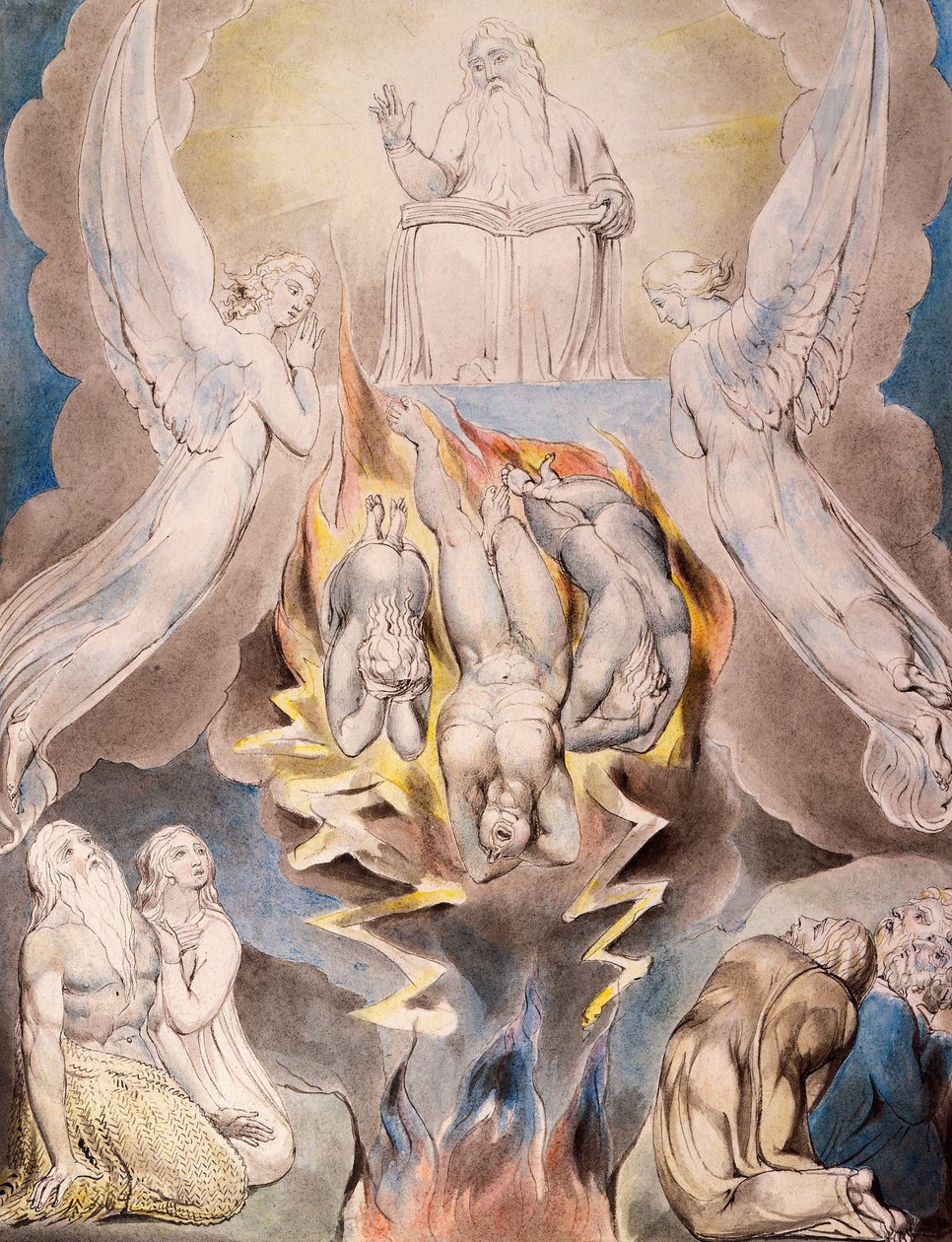 Satans fall av William Blake