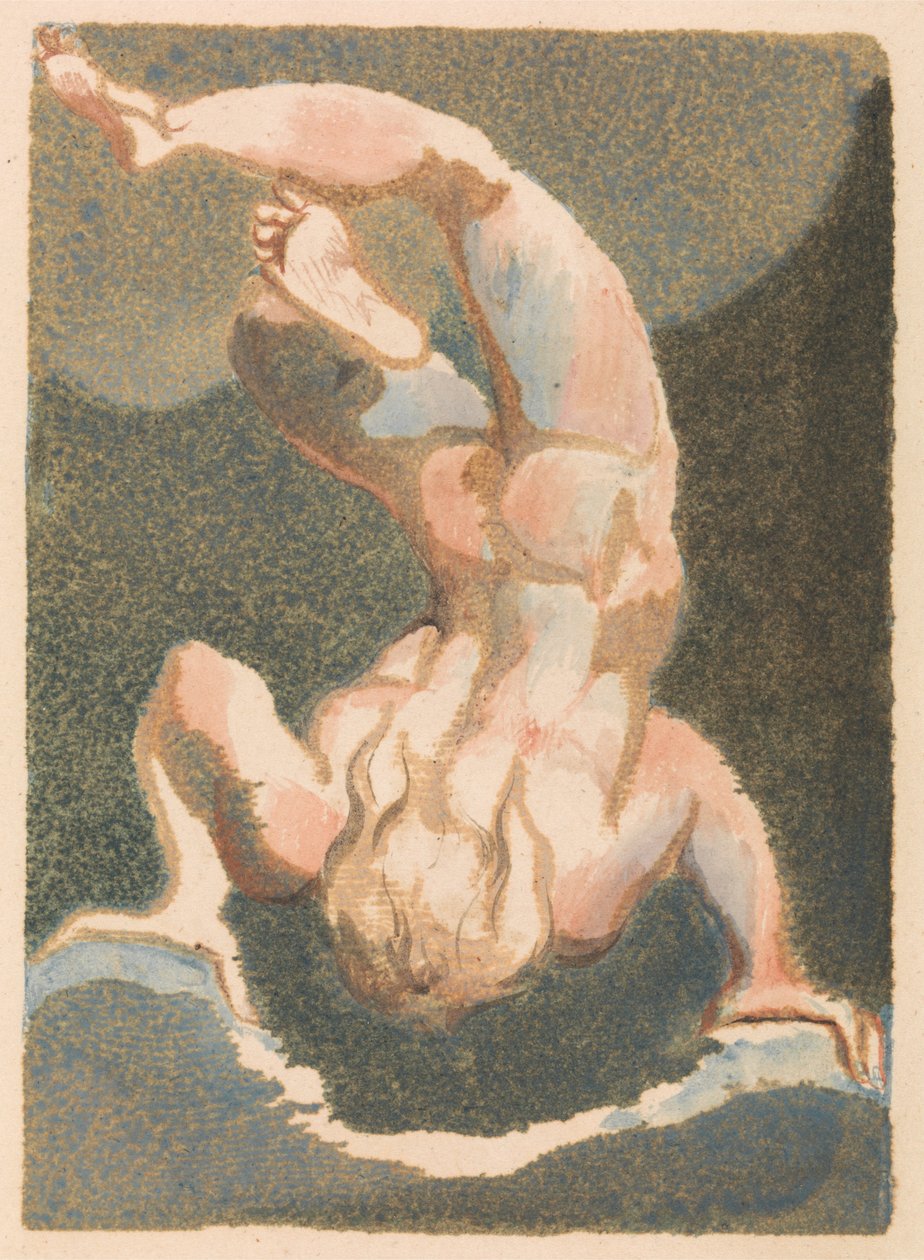 Den første boken til Urizen, plate 14 (Bentley 14) av William Blake