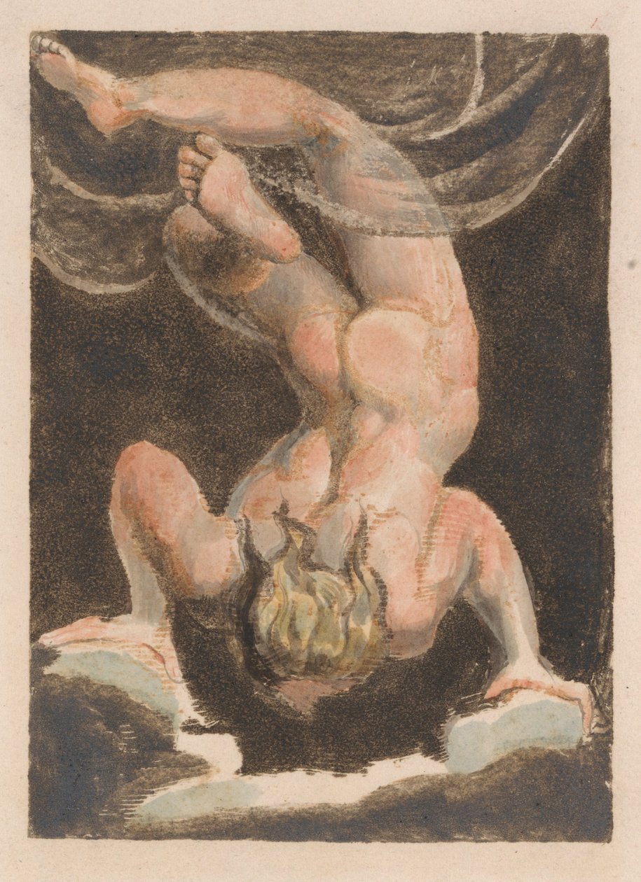 Den første boken til Urizen, plate 15 (Bentley 14) av William Blake