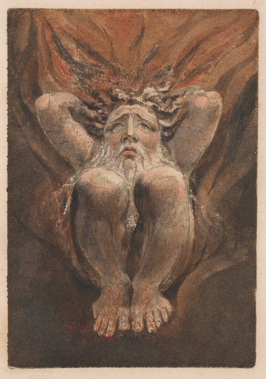 Den første boken til Urizen, plate 21 (Bentley 16) av William Blake