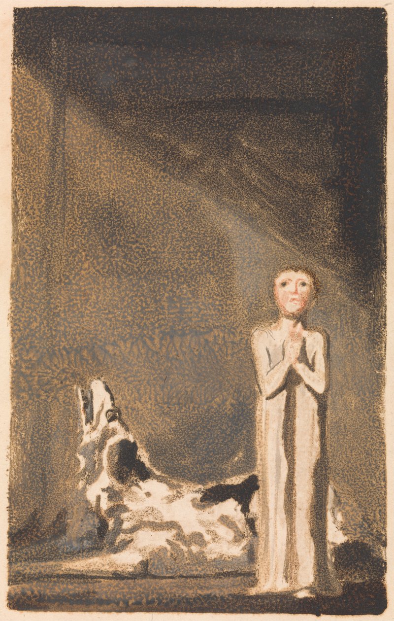Den første boken til Urizen, plate 24 (Bentley 26) av William Blake