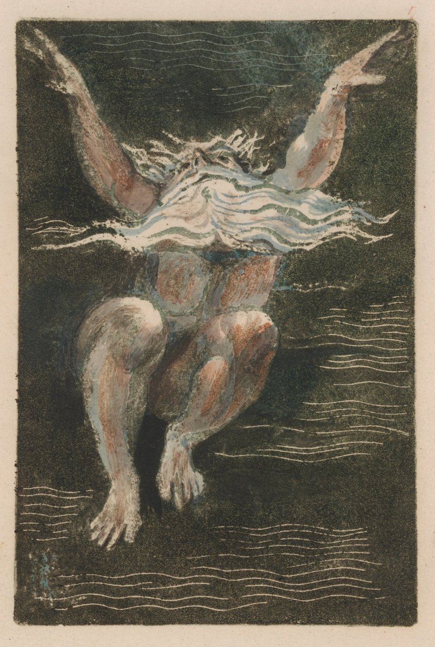 The First Book of Urizen, Plate 7 (Bentley 12) av William Blake