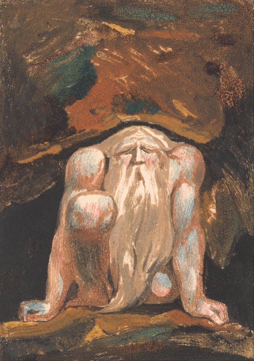 Den første boken til Urizen, plate 8 (Bentley 9) av William Blake