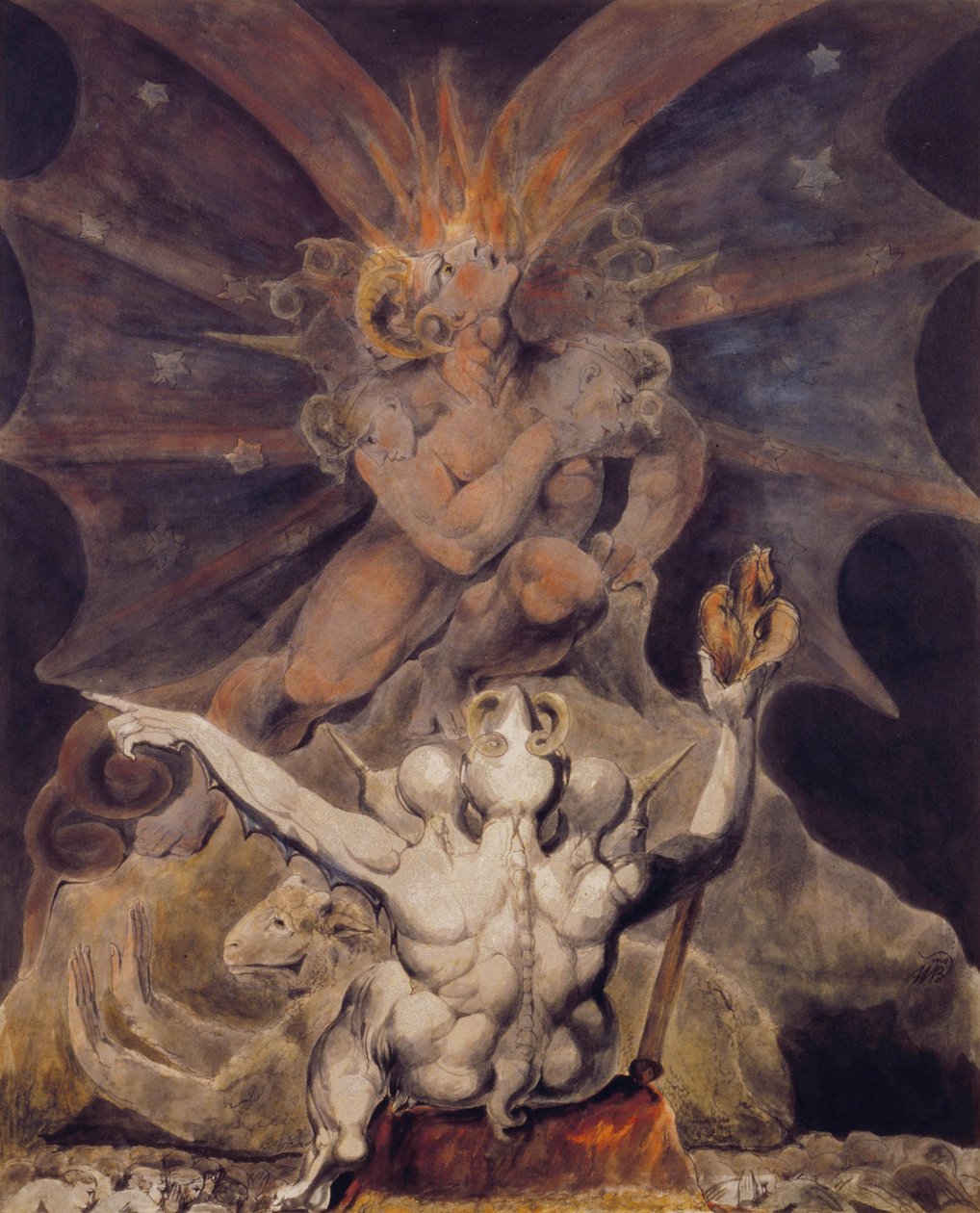 Dyrets nummer er 666 av William Blake
