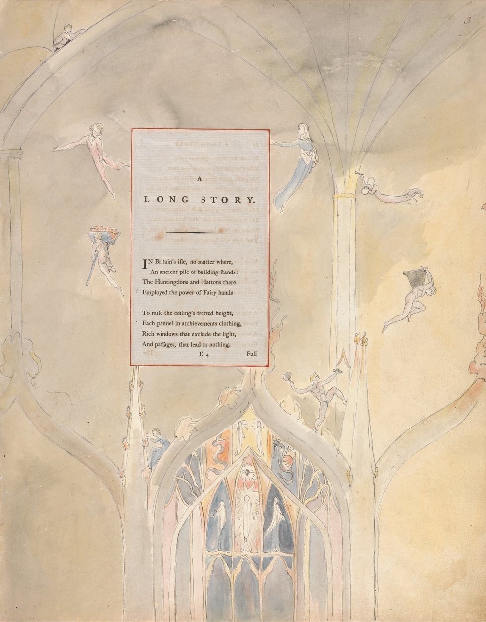 The Poems of Thomas Gray, Design 25, av William Blake