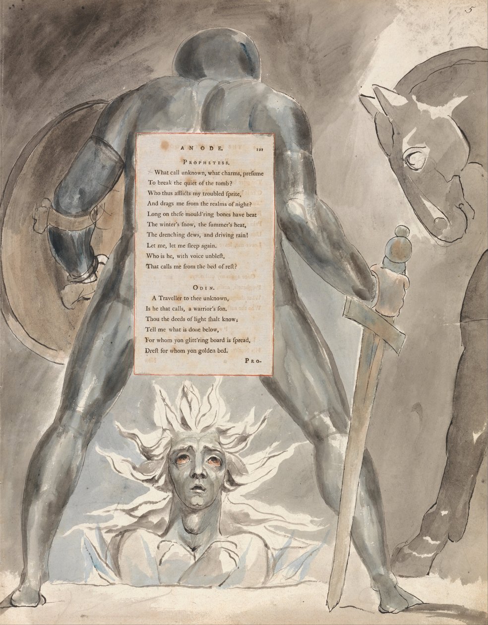 The Poems of Thomas Gray, Design 81, av William Blake