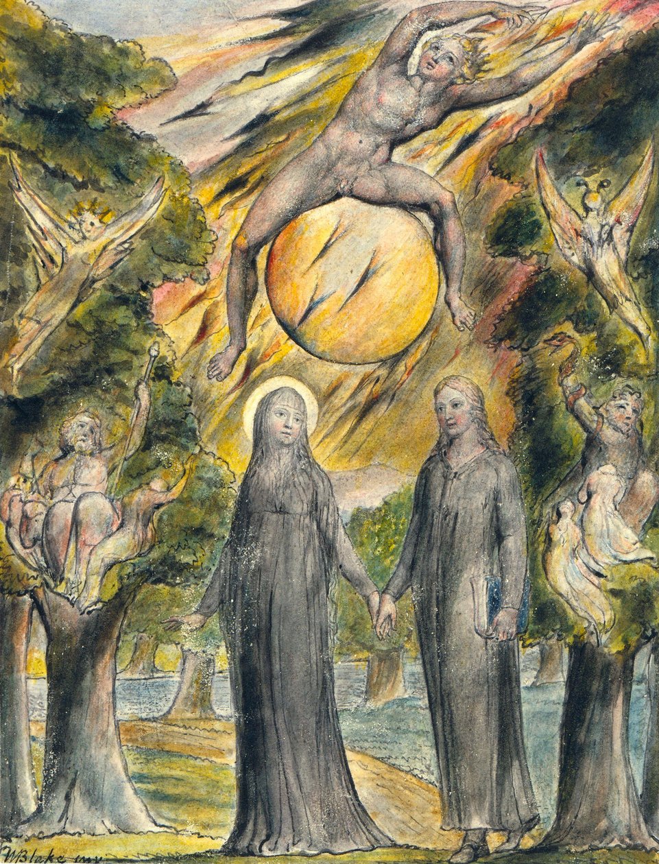 Solen i sin vrede av William Blake