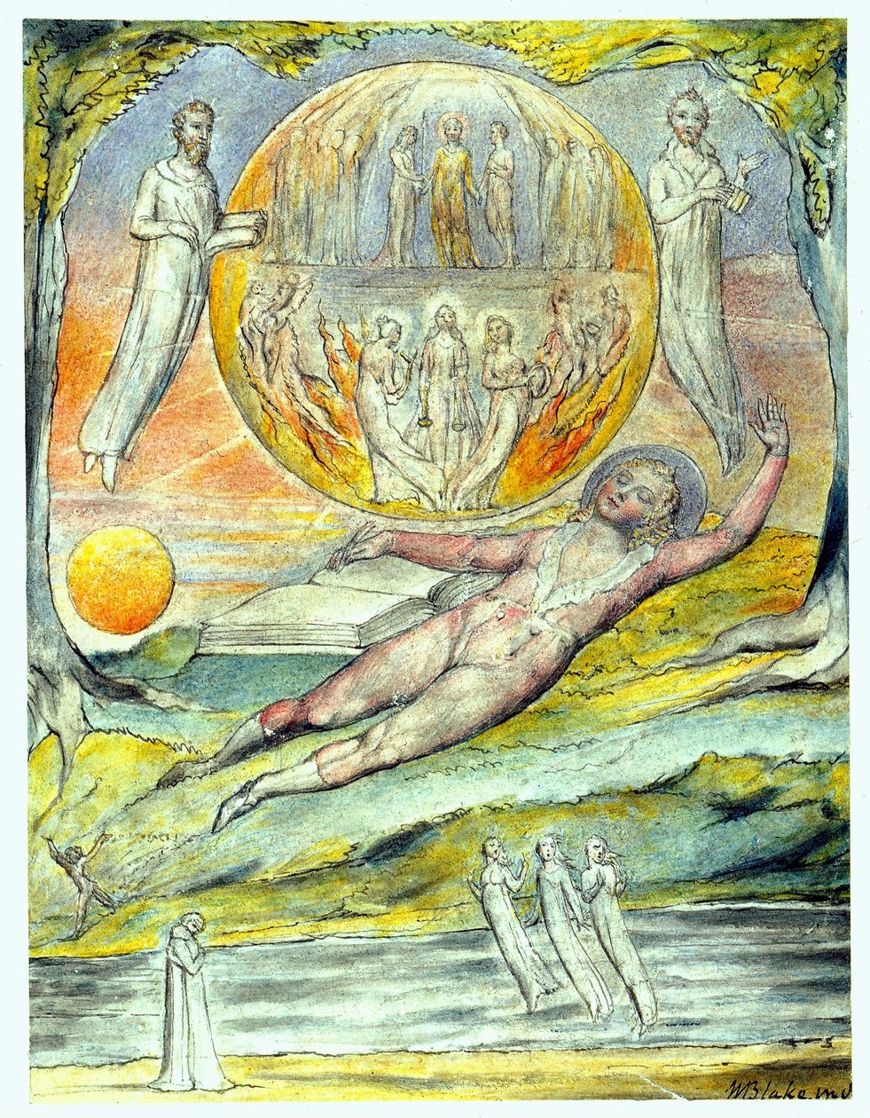 The Youthful Poets Dream av William Blake