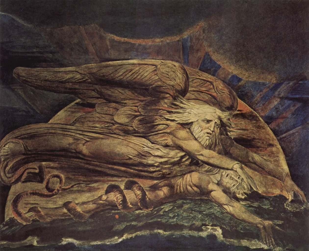 Og Elohim skapte Adam av William Blake