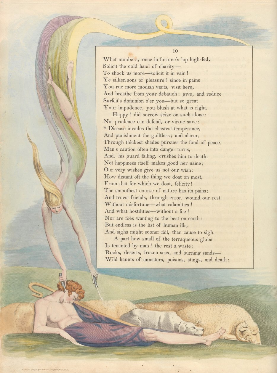 Youngs Night Tanker, Side 10, av William Blake