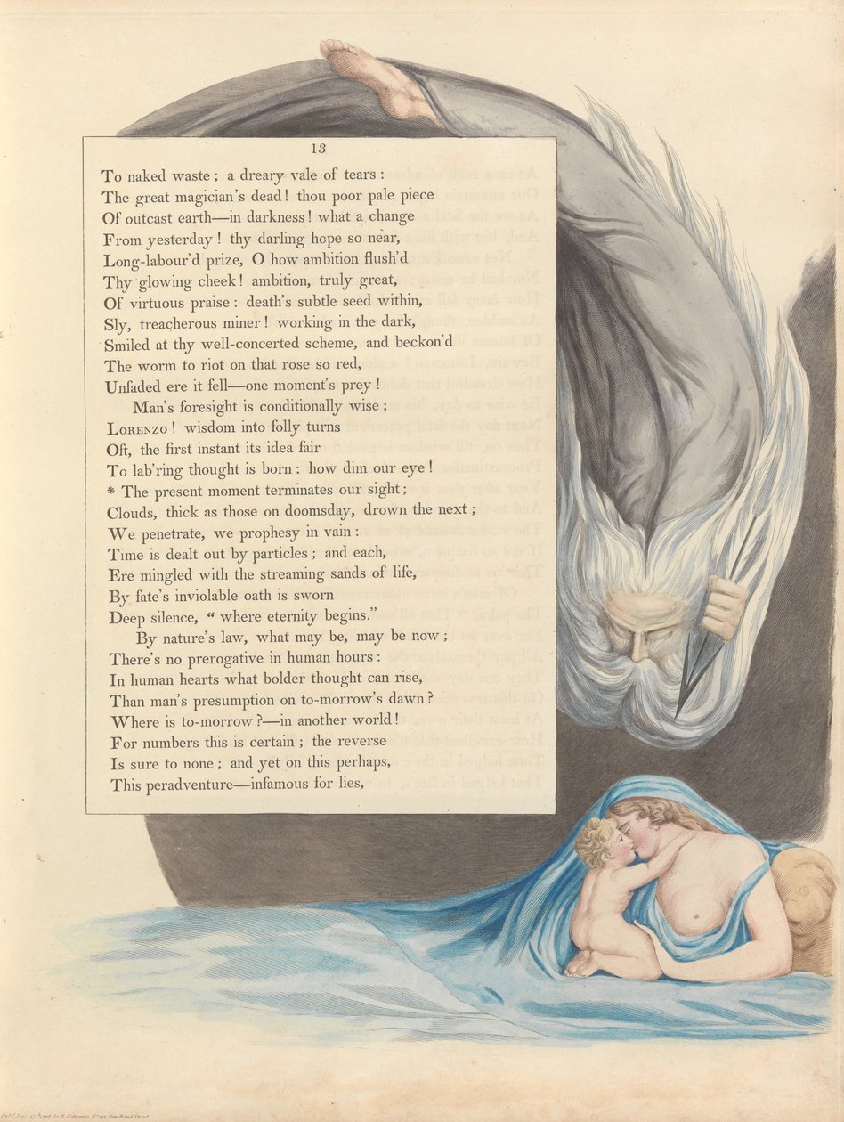 Youngs Night Tanker, Side 13, av William Blake