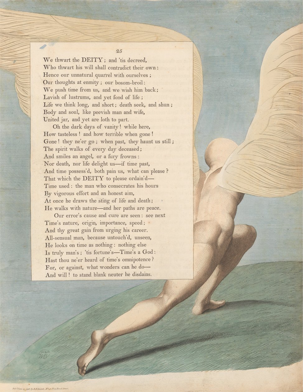 Youngs Night Tanker, Side 25, Se ham, når forbi; Hva er så sett av William Blake