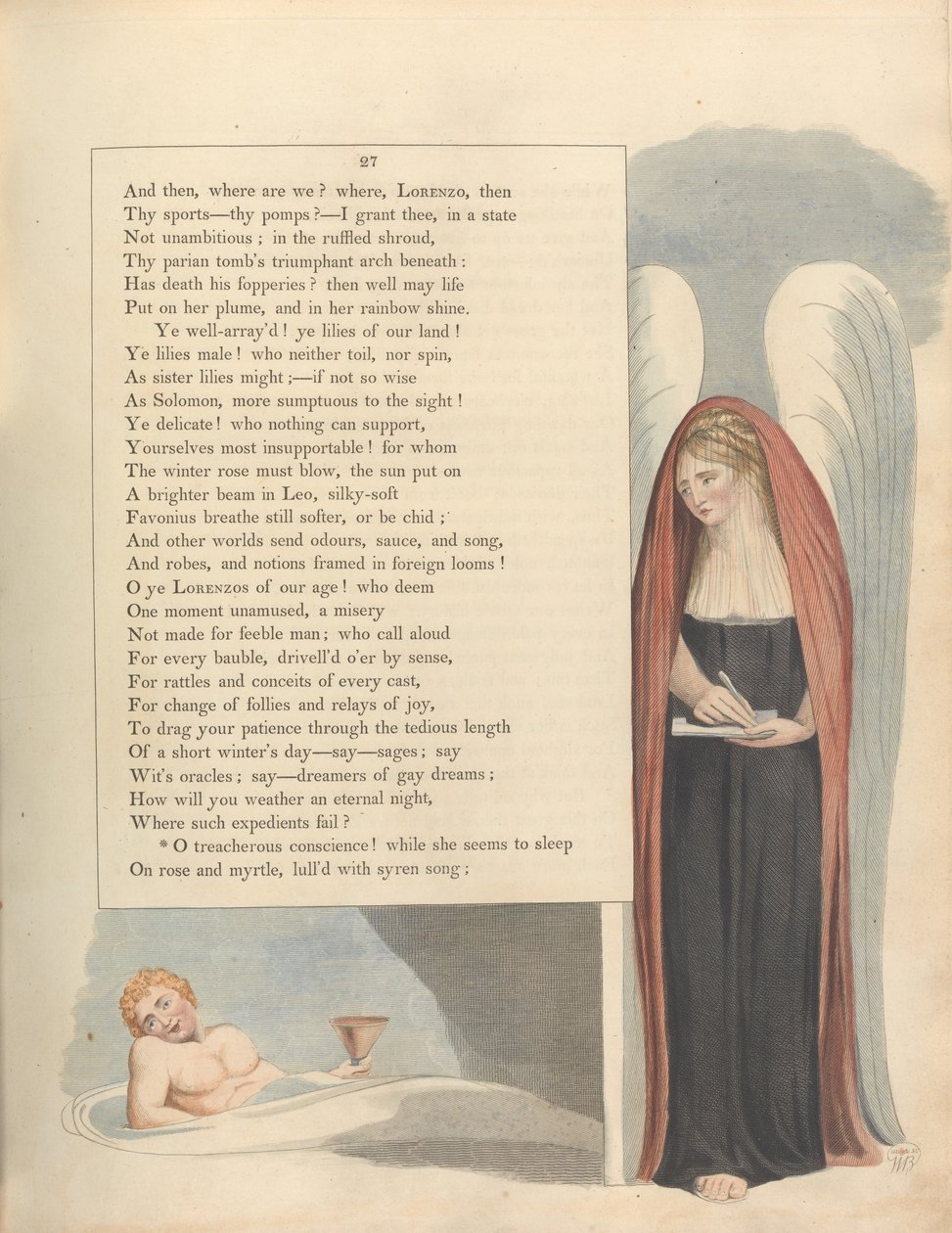 Unge nattetanker, side 27, AV forræderisk samvittighet! av William Blake