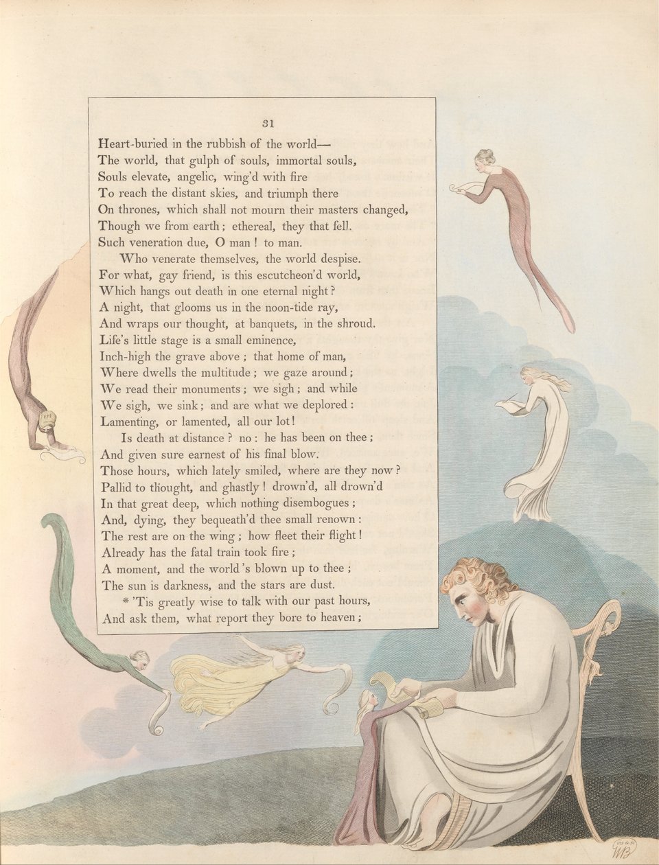 Youngs Night Tanker, Side 31, Det er veldig lurt å snakke med våre tidligere timer av William Blake