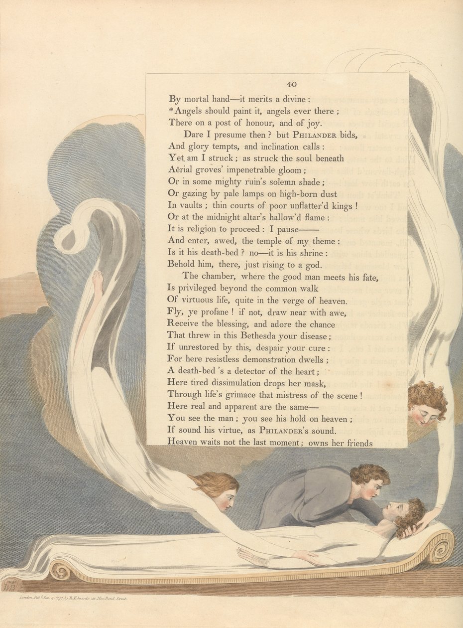 Youngs Night Tanker, Side 40, Engler burde male det, engler noensinne der av William Blake